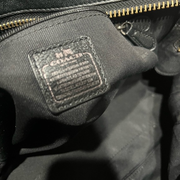 Coach Denim Swagger with black and white leather - Picture 11 of 11